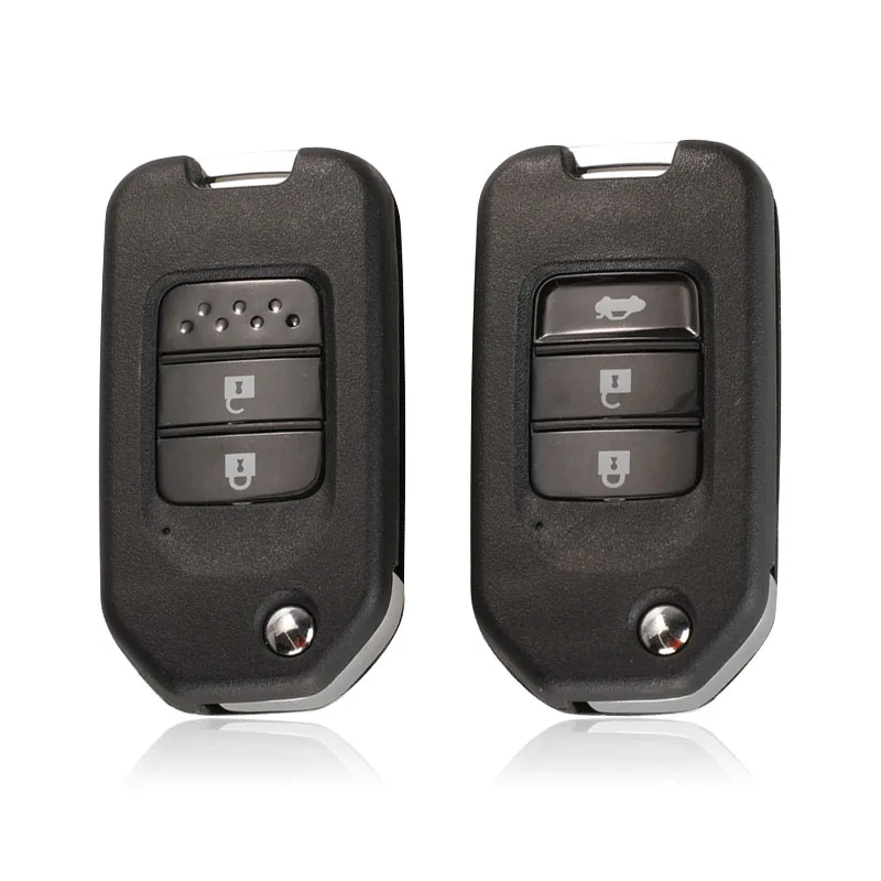 Jingyuqin дистанционный чехол для ключей автомобиля для Honda Civic Accord City CR-V Jazz XR-V Vezel HR-V FRV 2/3 кнопки ключ