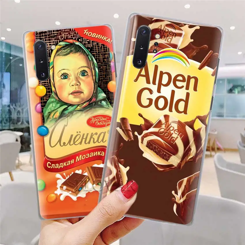 Аленка бар с изображением шоколада wonka телефонные чехлы для samsung Galaxy Note 10 S10 плюс 5G S10e A30 A40 A50 A60 A70 M40 жесткий чехол