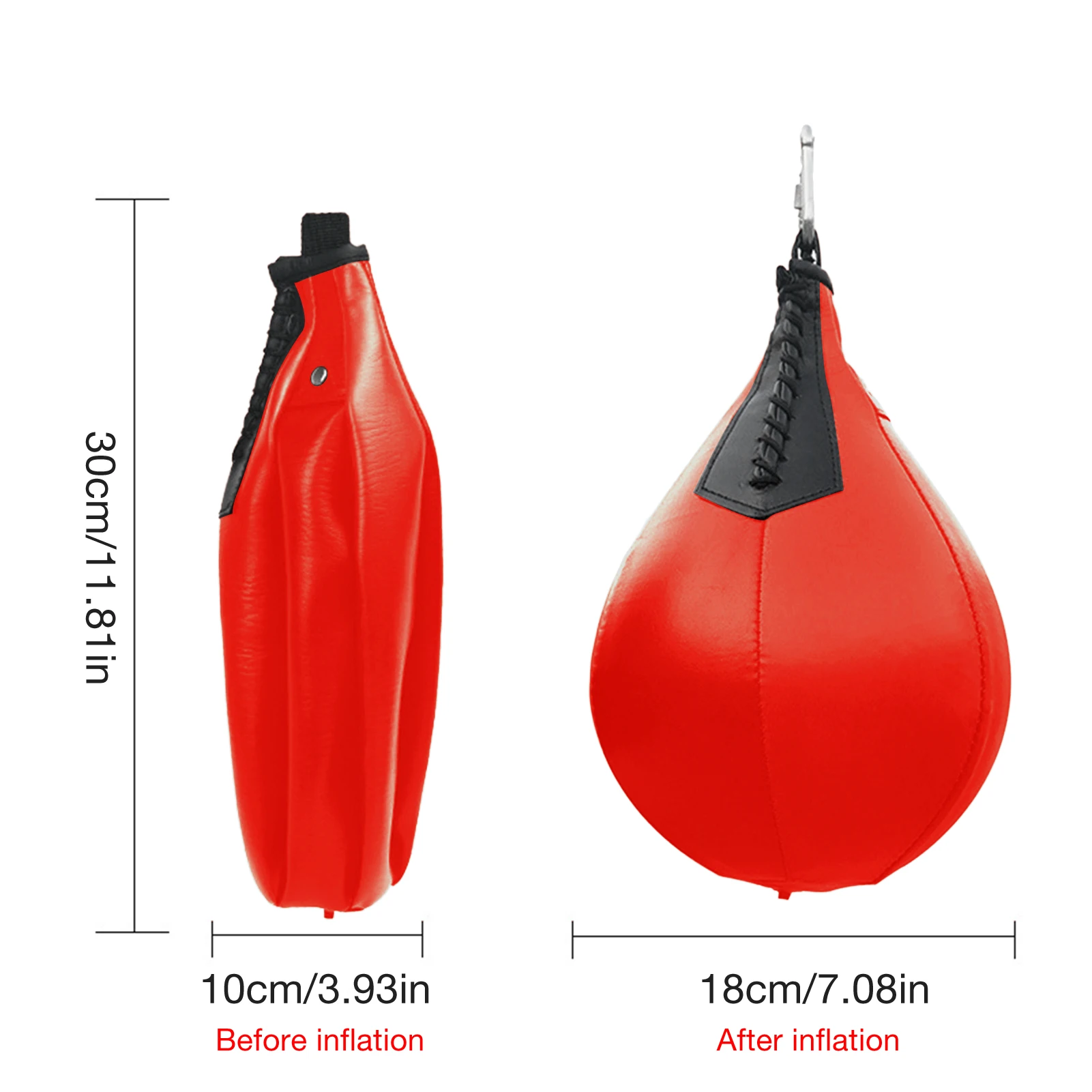 Boxing PU Leather Hanging Punching Speed Balls