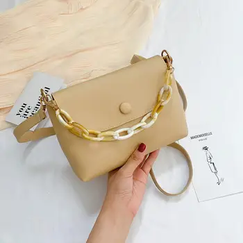 

Solid Color Simple Mini square Bag PU Leather Crossbody Bags for Women 2020 Summer Fashion Sweet Shoulder Handbags