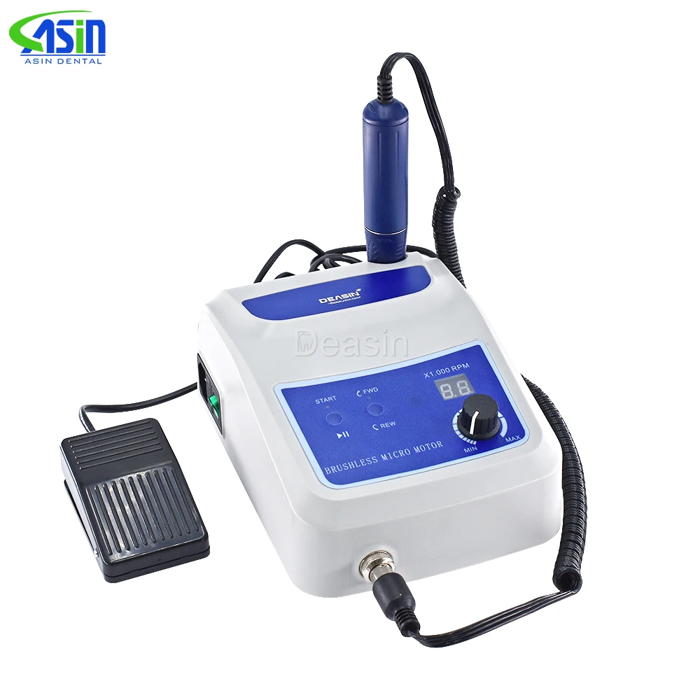 

Dental Lab 50,000rpm micromotor polish handpiece dental laboratory Micromotor Non-Carbon Brushless Polishing Unit