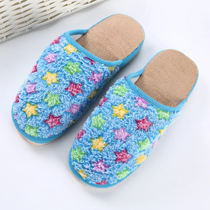

2019 New Style Cotton Slippers Women's Autumn And Winter Warm Thick Bottomed Plush Slipper Shoes Couples Cotton Slippers