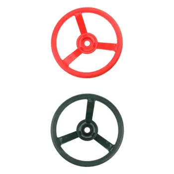 

2pcs 12 inch Swingset Steering Wheel Accessories for Kids Playhouse, Jungle Gym, Climbing Frame, Playground Playset
