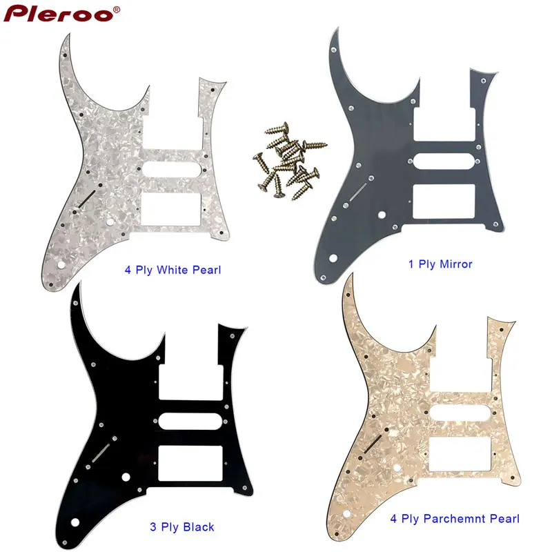 Pleroo Custom Electric Guitar Parts - For Left Handed MIJ Ibanez RG750 Guitar Pickguard Pickup Scratch Plate HSH Humbucker