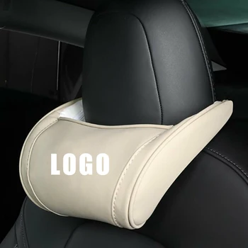 

Model 3 Headrest S X Series Car Neck Cushion Neck Microfiber Leather Soft 1pc