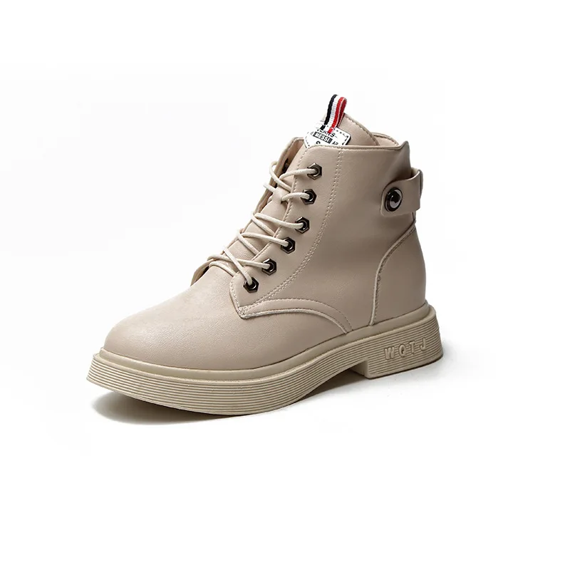 

England WOMEN'S Shoes Short Boots Boots Women's & Amp; 591 New Style Versatile Winter Monsoon White Martin Children Spring And A