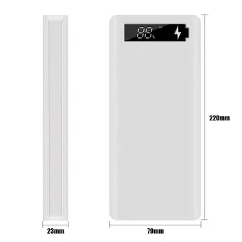 

LCD Display DIY 10x18650 Battery Case Power Bank Shell Charger Box Accessories PXPE