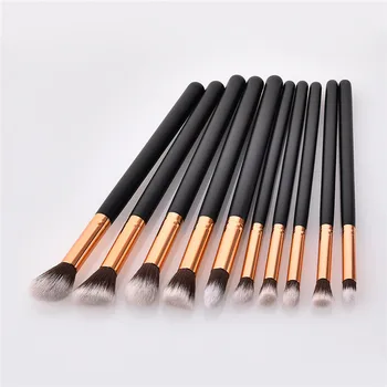 

10pcs/set Professional Makeup Brush Set Patten Foundation Eyeshadow Blending Brush Powder Blusher Brush Cosmetic T10130