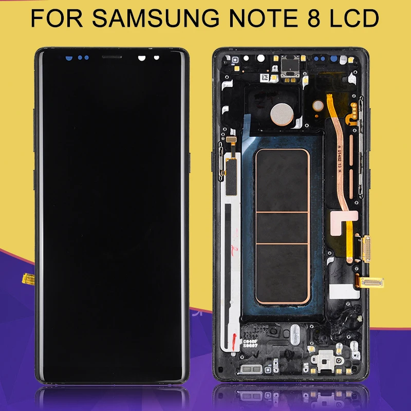 Dinamico For Samsung Galaxy Note 8 Screen Lcd N9500 Display Touch Screen Digitizer Assembly 6.3inch N950F N950U N950W Display