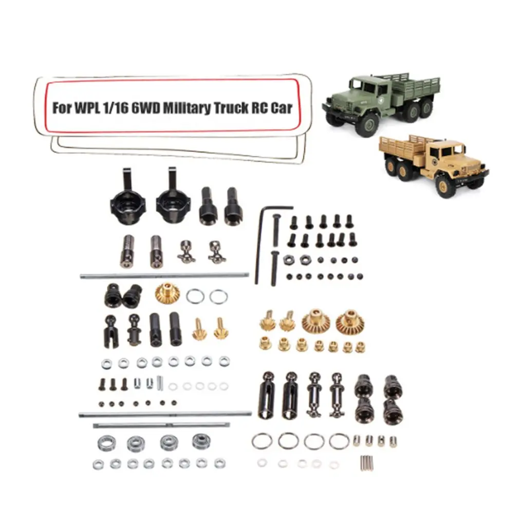 diy части для WPL 1/16 6WD RC автомобиль военный грузовик обновление металла OP аксессуар набор легко установить прочный
