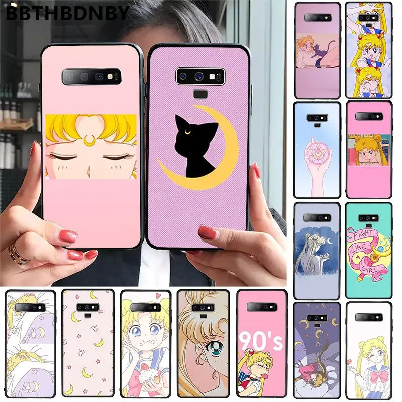 Phone Case Sailor Moon Custom Photo Soft fundas for Samsung S9 plus S6 edge S7 S8 S10 | Мобильные телефоны и аксессуары