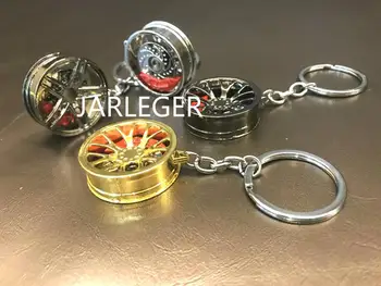 

Fashion Auto Metal Modified Turbine wheel Car Keychain key ring key chain For BMW Audi Benz Lexus Ford Car Styling