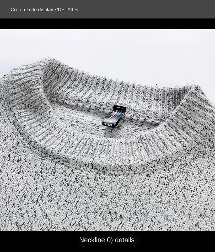Hot Autumn Fashion Casual Streetwear Sweater Mens O-Neck Patchwork Knitted Sweter Men casual Sweaters Pullover Men