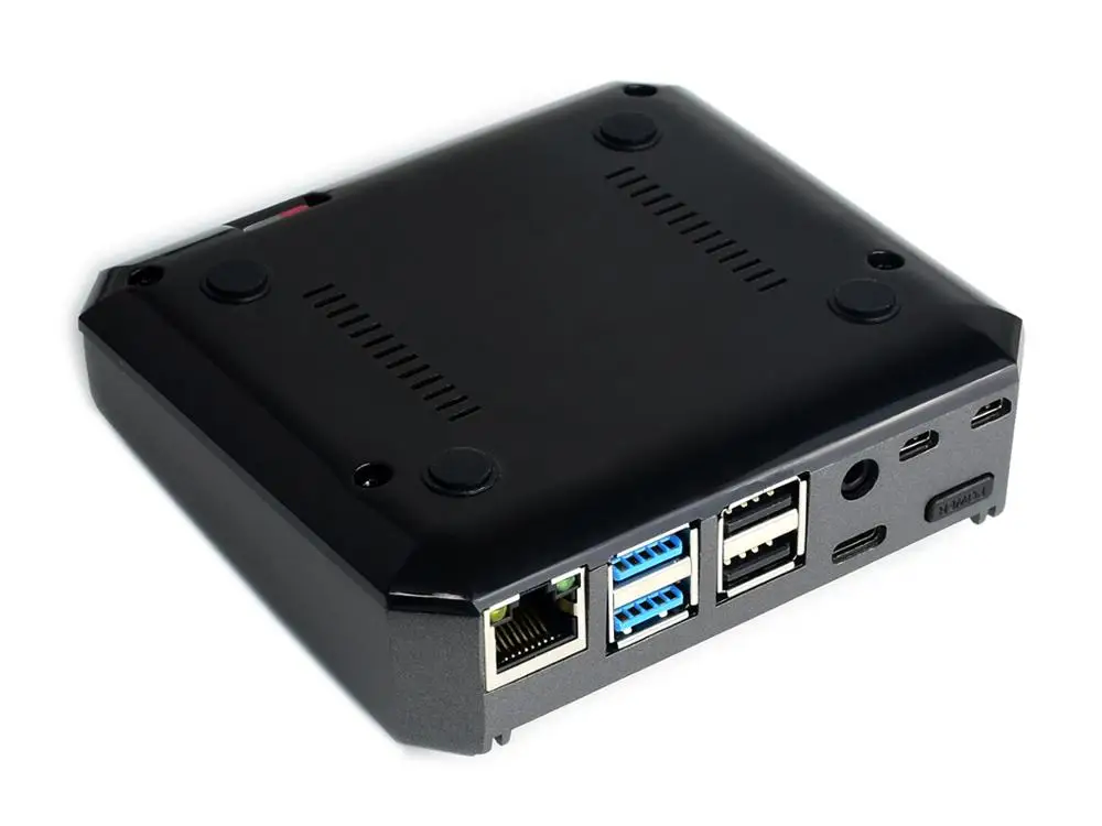 Waveshare Argon ONE: приличный Алюминиевый Чехол для Raspberry Pi 4, с безопасной кнопкой питания и двумя печатными платами, чтобы просто создать его