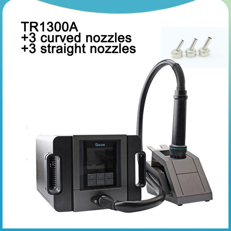 

Original TR1300A intelligent hot air soldering station mobile phone repair hot air gun demolition welding 1300W rework station