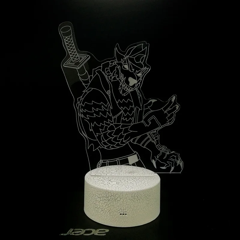 Battle Royale Remote Control 3D Table Lamp Sleep Light Nightlight Projection Lamp Children Gifts