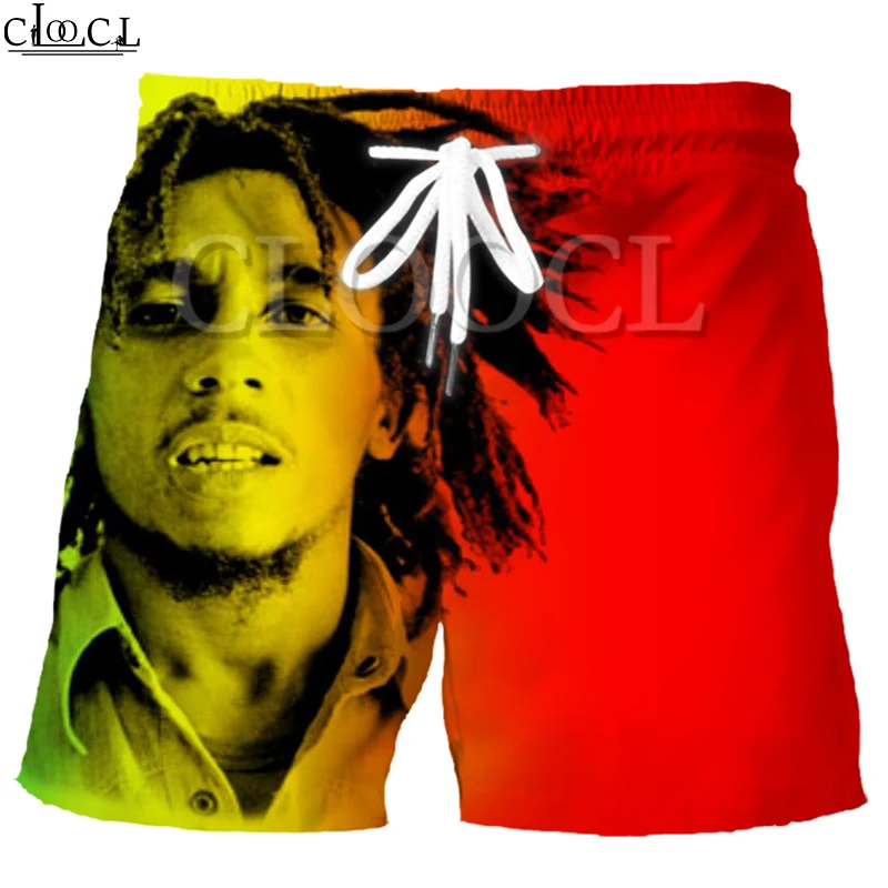 CLOOCL Singer Reggae Creator Bob Marley 3D Print Fashion Summer Men Shorts Leisure Sport Hip Hop Beach Sweatpants