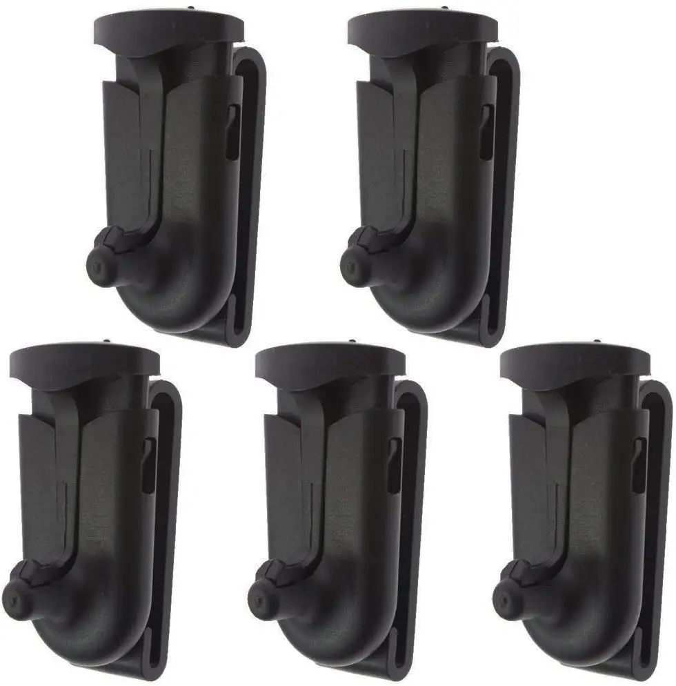 

Walkie Talkie Replacement Belt Clip NTN9392B Swivel Belt Clip for Motoro Talkabout Two Way Radio T6200 T5428 T289 (5 Packs)