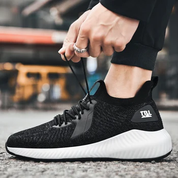

Casual Shoes Men's 2020 Hot Selling Four Seasons Flying Net Face Light Sneakers Men's Indestructible Running Shoes Men's Shoes 3