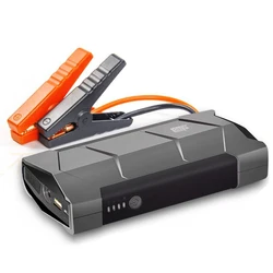 Arrancador de batería de coche de 400A, Banco de energía de arranque de 8500mAh, estación de batería portátil para coche de 2.5L, Cable de dispositivo de arranque de refuerzo de emergencia
