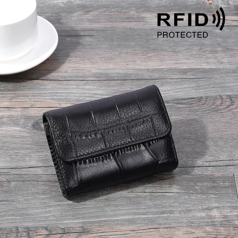 Крокодиловая натуральная кожа держатель для карт RFID анти-сканирующий орган кредитные карты сумка для женщин Портмоне визитные карты чехол
