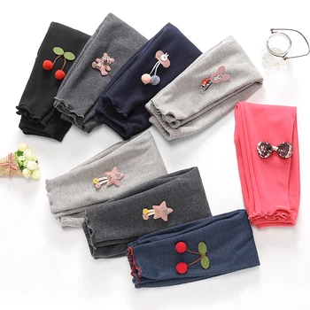 

New winter spring girls trousers 2-13 years thicken warm kids pants for girls 10 color style child long legging girls