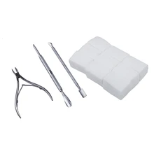 3 шт карманный кусачки для кутикулы в упаковке содержит триммер для ногтей и 900X безворсовые салфетки для дизайна ногтей акриловый гель для удаления насадок