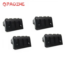 4 шт пластиковая черная акустическая коробка, угловая звуковая защитная коробка, передняя и задняя посылка, углы, домашний декор