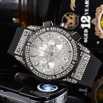 

Luxury Brand quartz hub Mens Watches Quartz Watch Stainless Steel Strap men's wristwatch classic business lot watch top brand R8