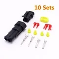 Promotion! 10 Kit 2 Pin Way Waterproof Electrical Wire Connector Plug Car Part | Строительство и ремонт