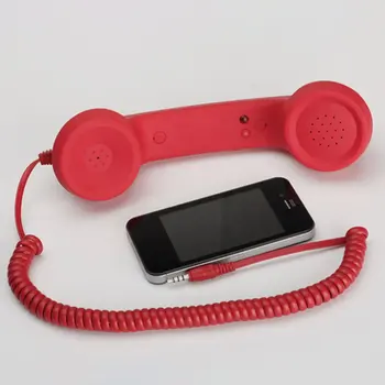 

3.5mm Jack Classic Retro Phone Handset Mini Mic Speaker Phone Call Receiver for mobil phone