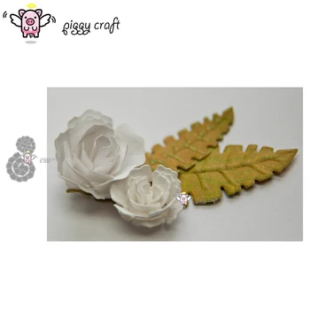 

Piggy Craft metal cutting dies cut die mold Roll flower decoration Scrapbook paper craft knife mould blade punch stencils dies