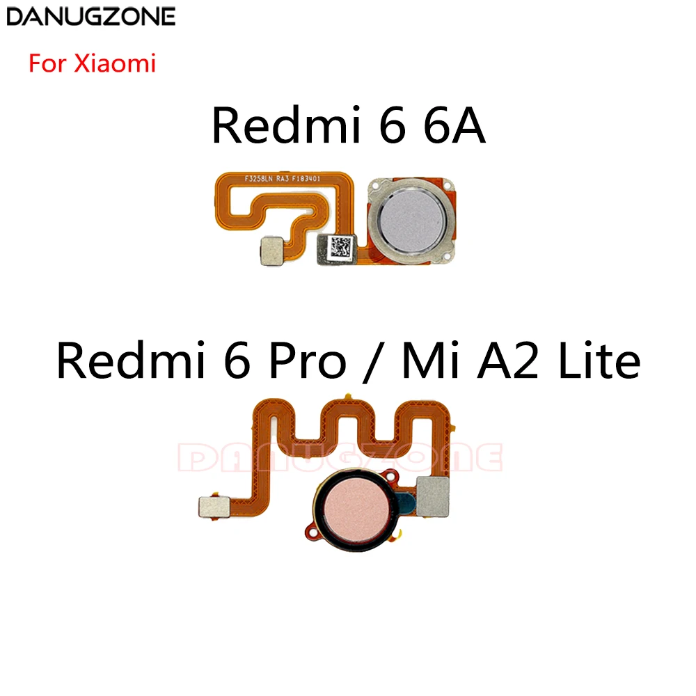 Гибкий кабель для Xiaomi Redmi 6 6A / PRO Mi A2 Lite сканер отпечатков пальцев и сенсорных