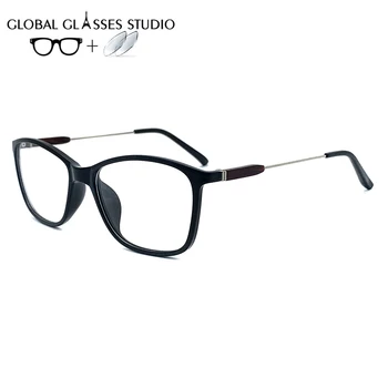 

Acetate Optical Glasses Frame Men Myopia Prescription Lens 1.56 Index Eyeglasses Men Women Ultralight Spectacles Eyewear 9019