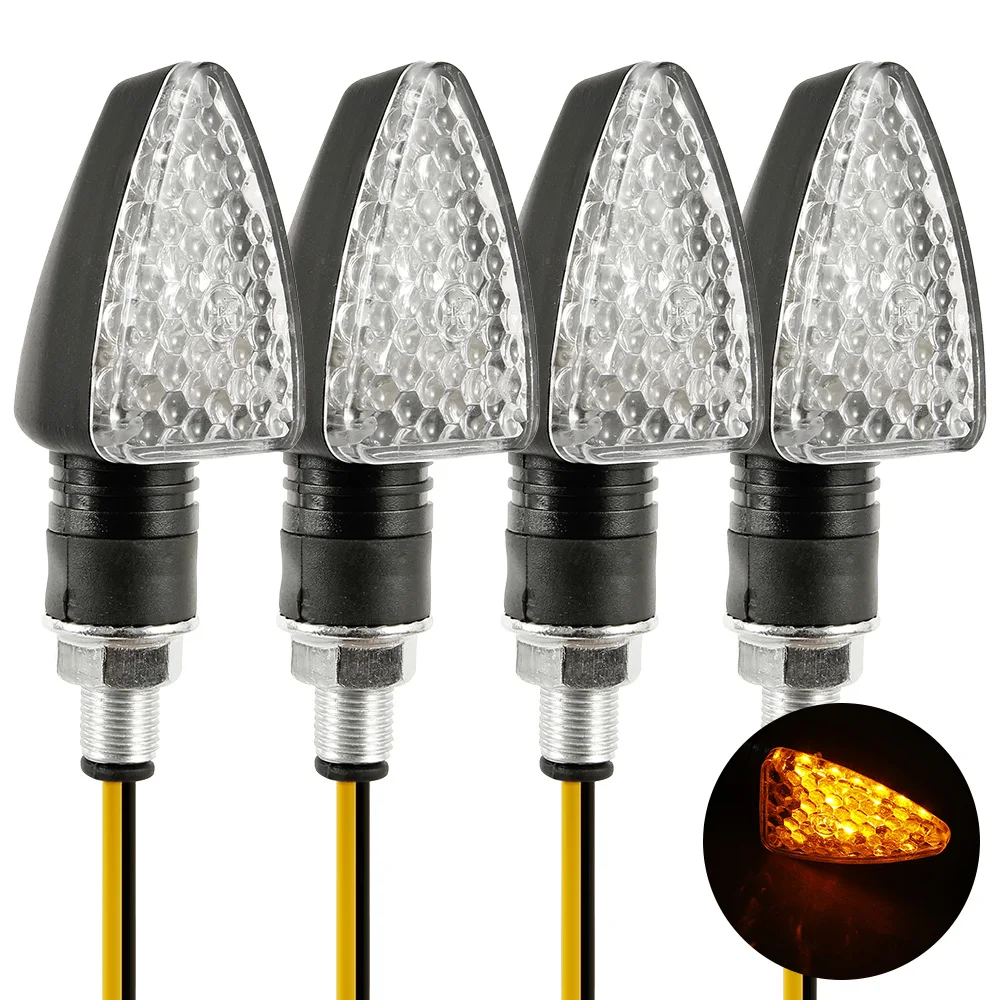 4 шт. классические 12v Универсальный мотоцикл указатель поворота светодиодный сигнальный светильник индикатор светильник вспышки Аксессуары для мотоциклов