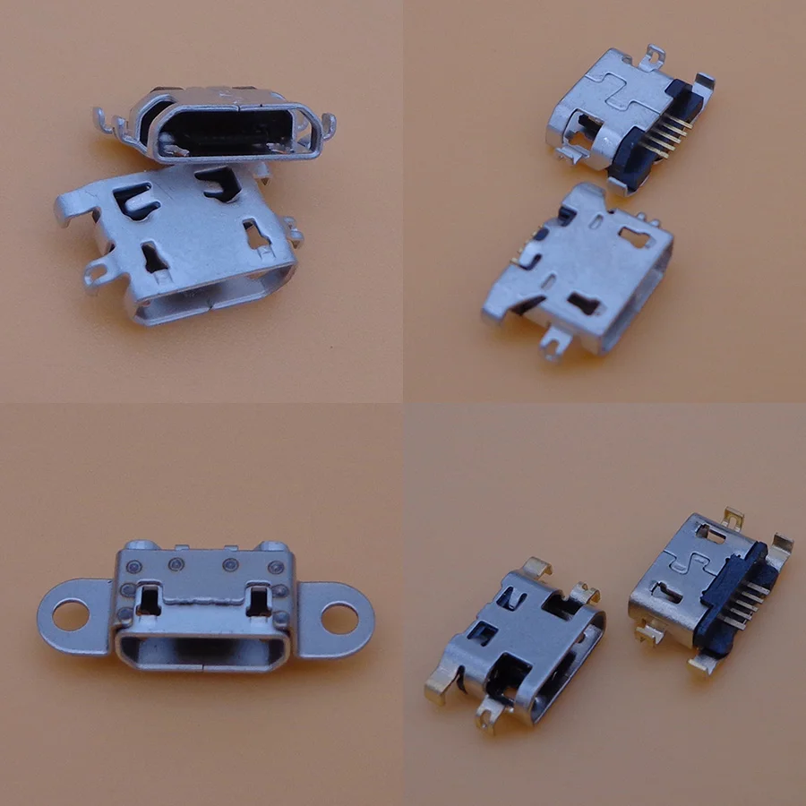 2 шт. Micro USB DC Jack Док станция разъем питания Хвост Зарядка порт розетка гнездовая