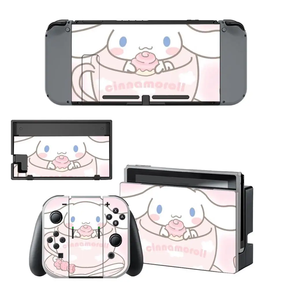 Cinnamoroll наклейка для nintendo switch, кожная наклейка для nintendo Switch, консоль NS, контроллер Joy-con