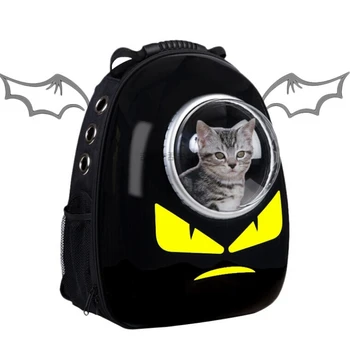 

Astronaut Bagpack Capsule Carrier For Cat Transparent Pet Backpack Transportin Cat Dog Travel Bag Windproof Breathable Carrying