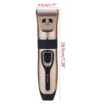 

Professional Electric Pet Hair Clippers Dog Fur Trimmer Grooming Hairdresser Kit