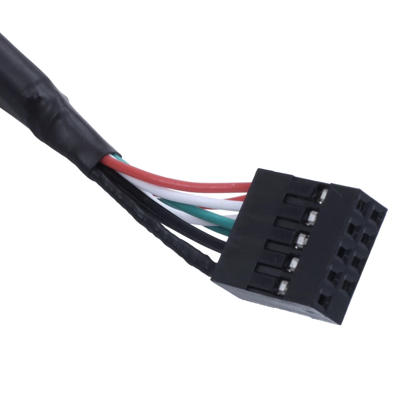 9 Pin To Dual USB 2,0 type A Female Header Кабель-адаптер материнская плата