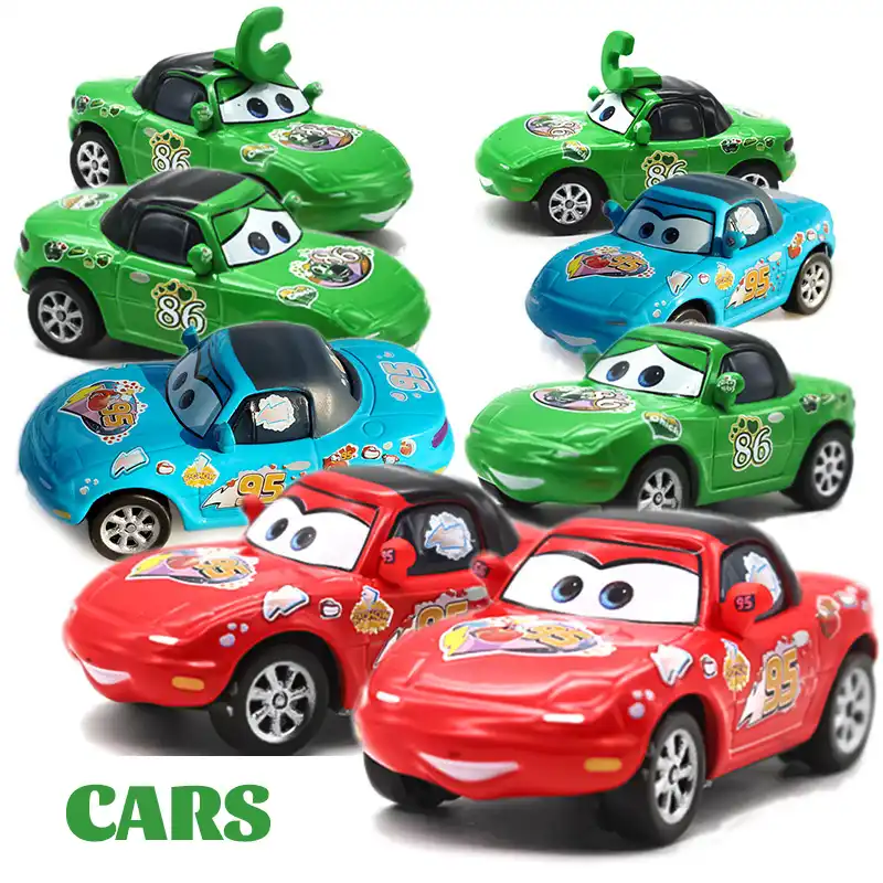 7pcs Set Disney Pixar Cars 3 Lightning Mcqueen Jackson Storm Cruz Mater Mack Uncle Truck 1 55 Diecast Metal Car Model Boy Toy Diecasts Toy Vehicles Aliexpress