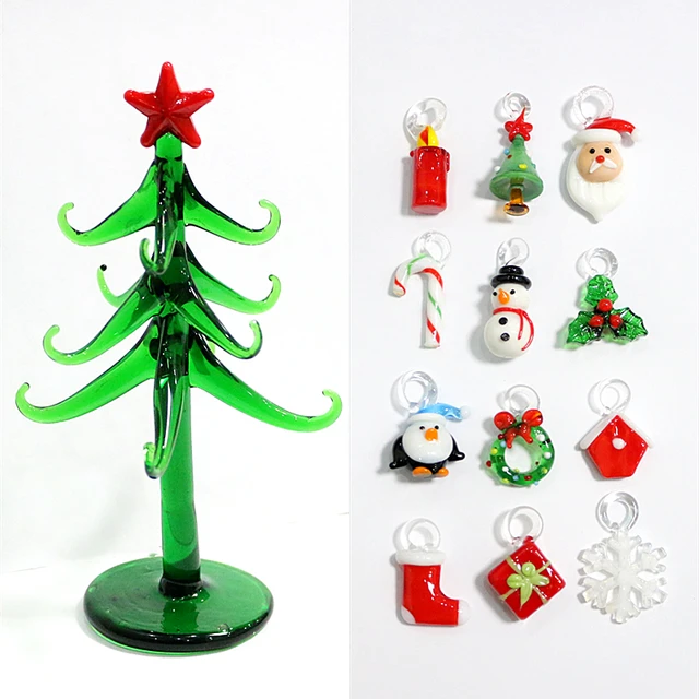 Personalised Miniature Christmas Tree Decoration - Handmade