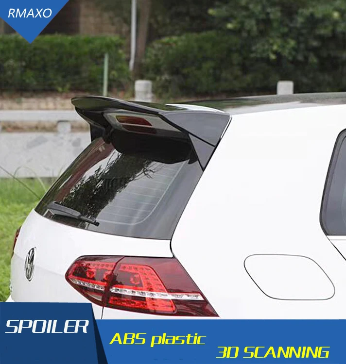 Для Golf 7 MK7 Golf спойлер- ABS Материал заднее крыло автомобиля праймер цвет задний спойлер для Volkswagen Golf 7,5 спойлер