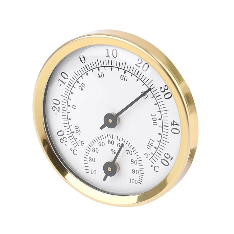 Крытый Аналоговый термометр гигрометр Влажность Датчик температуры 58 мм бытовой 35ED