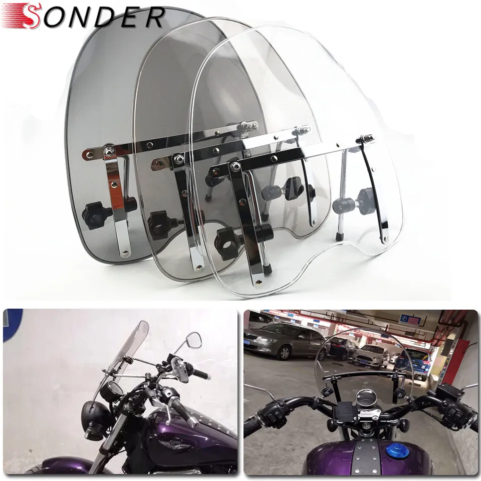 Горячая Распродажа лобовое стекло для Harley Davidson Sportster Dyna Glide Softail XL 883 1200X48 XL1200 X48 XL883