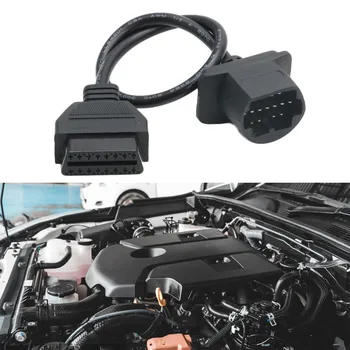 

SMAUTOP 17 Pin to 16 Pin Cable OBDII OBD2 Cable Diagnostic Adapter Connector Car conversion line