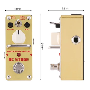 

Bass Effect Pedal Bypass Metal Covering Pressure Detection Switch Volume Pedal Musical Instrument Tools for Profession/Beginer