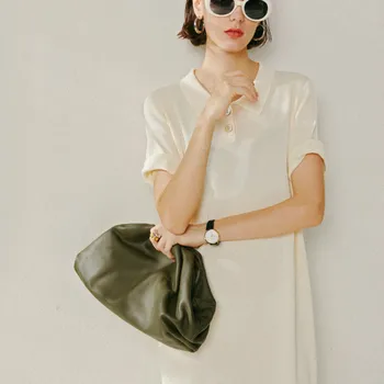 

luxury Day Clutch Evening Party Purse Bag Women Large Big Ruched Pillow Hand Bag Leather Cloud Soft Pouch Handbag 2019 Summer