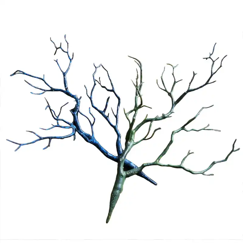 1 Pza De Plastico Artificial Ramitas Coral Rama Bifurcacion Diy