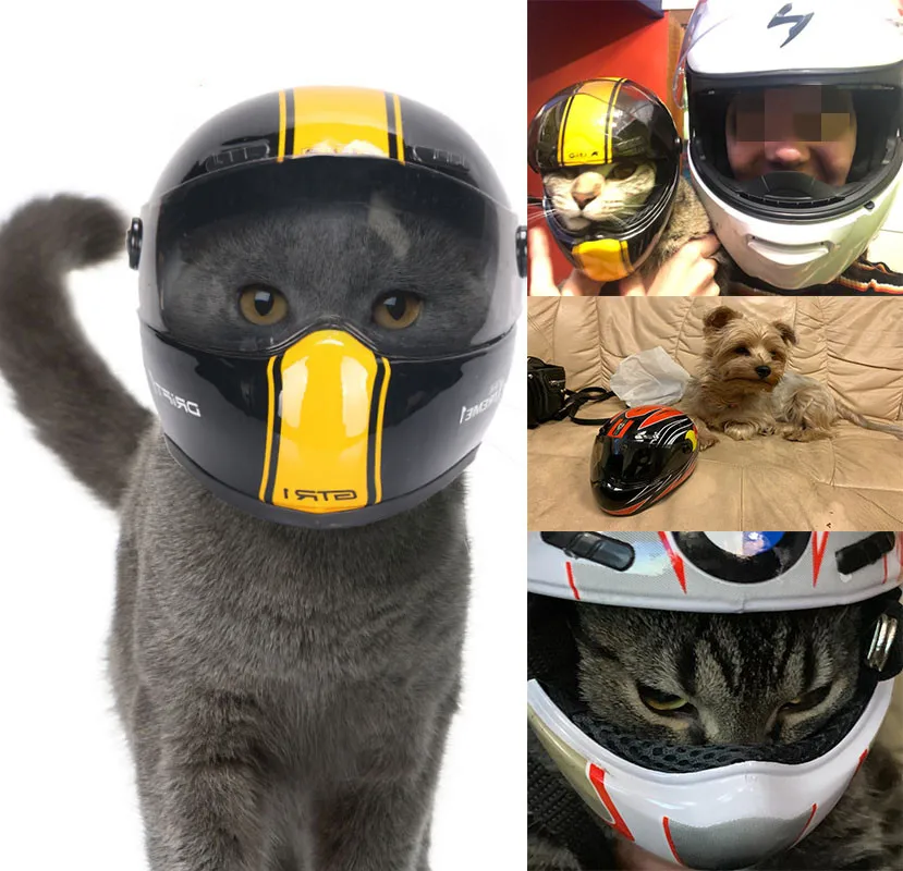 Pet Handsome Helmet Hat for...